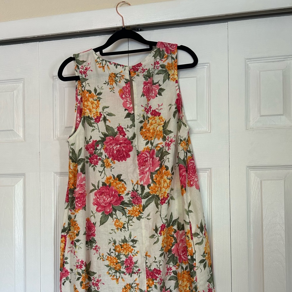 Cynthia Rowley Linen floral dress